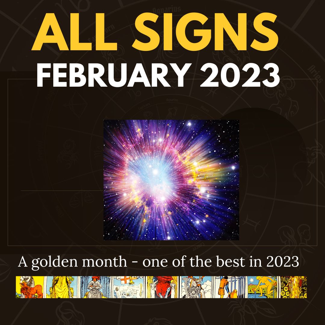 Feb Horoscope Tarot Instagram Post Square 